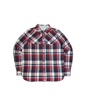A Bathing Ape BAPE Vintage Plaid Western Flannel Shirt